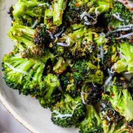 Crispy air fryer broccoli