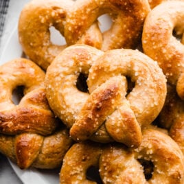 The best soft pretzel recipe with salt