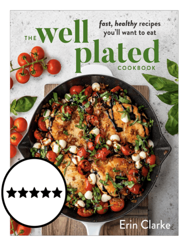 The Cover of the Well Plated Cookbook with Ratings